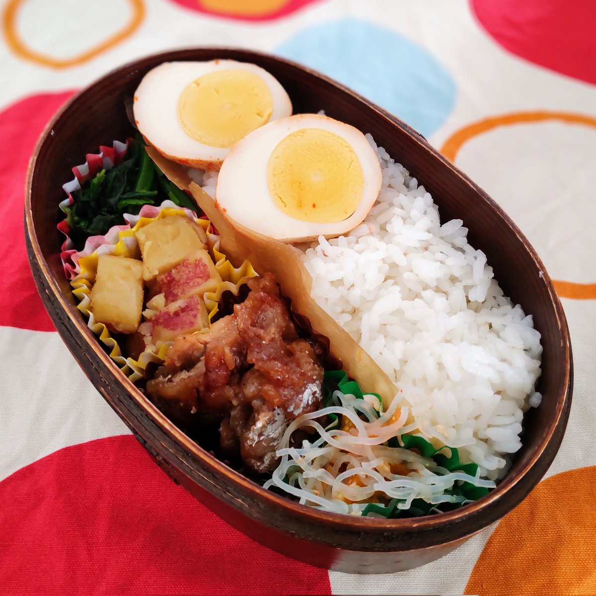 BeginnerZeros's tweet photo. いただきます。#お弁当記録 #わっぱ飯 #お弁当 https://t.co/aVPmQSfhYZ