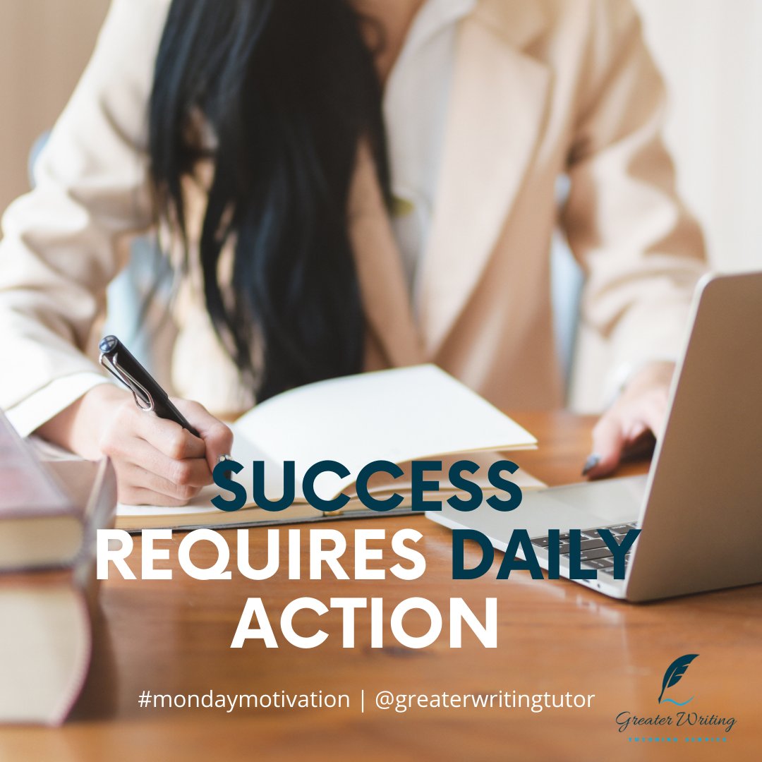 Hiring a Greater Writing tutor is great, but what are you doing when you aren't working with us? 

Invest in your goals everyday!

#success
#dailyaction
#investinyourgoals
#independentpractice
#applyskillsdaily