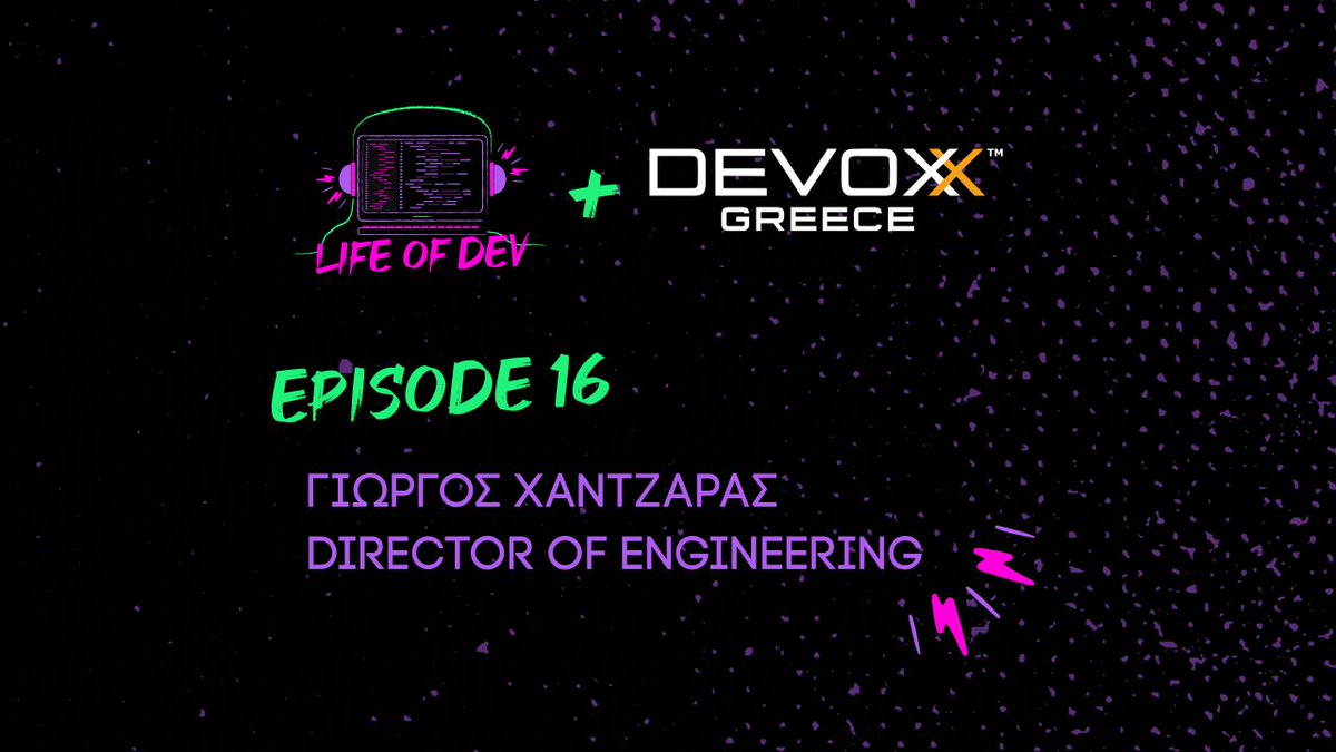 LenaLekkou's tweet photo. 📢 Life of Dev επεισόδιο 16 και στην παρέα μου έχω τον @iamhantzo, Director of Engineering στην MongoDB και ομιλητή στο επερχόμενο @DevoxxGR. 

https://t.co/cwa9wispAV

#lifeofdev #podcast #devoxx #devoxxgreece2023 #voxxeddays #software #programming #coding #developer #it https://t.co/cyrnzGXmAm