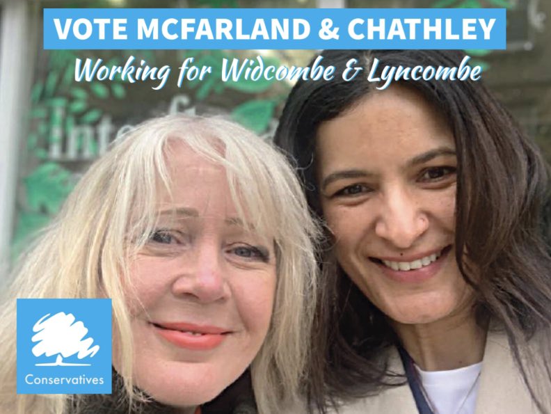 BathCA's tweet photo. On May 4th, vote for Louisa and Priya to #GetBathMoving in #WidcombeandLyncombe.
#LocalConservatives https://t.co/I4tHaK7H7V