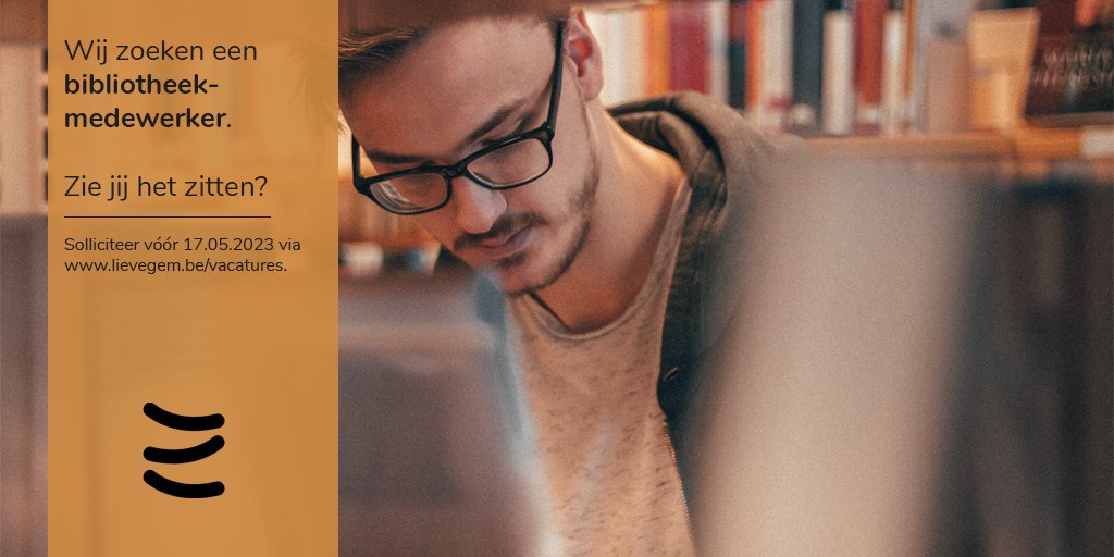 Boekenwurmen aller Meetjeslande: snel je naar onze vacaturepagina! Dan is dit vast ook iets voor jou. We zijn op zoek naar een bibliotheekmedewerker. Zie jij het zitten?

lievegem.be/vacatures.

📷 Malte Luk via Pexels