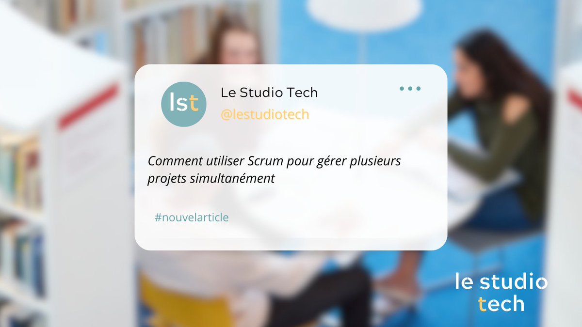 lestudiotech's tweet photo. Comment utiliser Scrum pour gérer plusieurs projets simultanément

#MéthodesAgiles #Agile #ProductManagement #Scrum #Projet #ProjetComplexe

Article complet disponible sur le site du Studio Tech : https://t.co/TUCM62GKJX https://t.co/oSPXw2ouPq