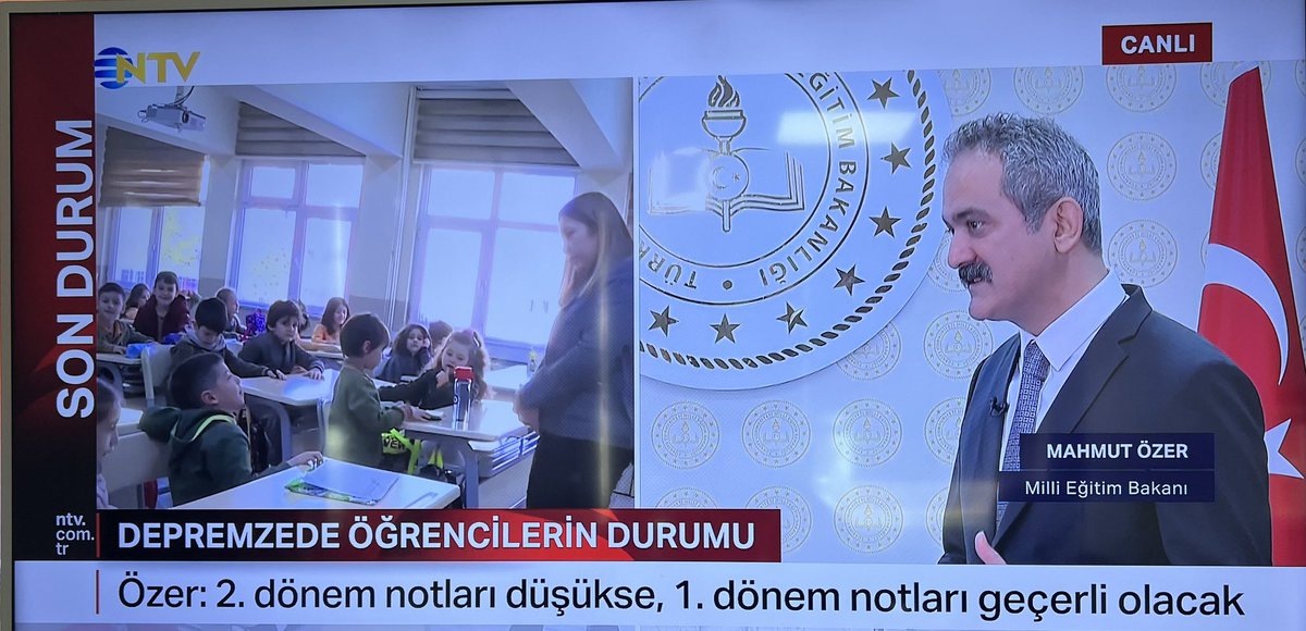 ✍️ Deprem bölgesindeki tüm ilçelerde okullar açıldı.
✍️ Deprem bölgesinde 1 Ağustos-1 Eylül arasında telafi programı yapılacak
✍️ Deprem bölgesindeki öğrencilerin 2. dönem notları düşükse, 1.dönem notları geçerli olacak. ✍️8 Mayısta atamalar gerçekleştirilecek.
<a href="/prof_mahmutozer/">Mahmut Özer</a>
