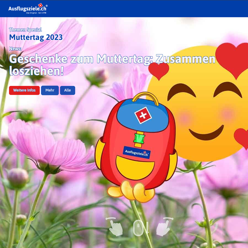 Ausflugsziele1's tweet photo. Geschenke zum Muttertag: Zusammen losziehen!
https://t.co/tTsn93AHVu

#muttertag #geschenkidee #geschenk #zusammen #erlebnisgeschenk #ausflugsziele #ausflugsziel #ausflug #ausfluege #freizeit #freizeitangebot #schweiz #suisse #svizzera #switzerland  #freizeittipps #ausflugstipps https://t.co/1W0i7vO5iR