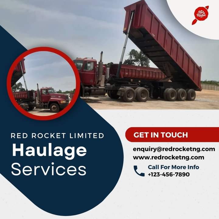 redrocketltd's tweet image. We provide reliable haulage service at an affordable price  
Contact us via DM or enquiry@redrocketng.com  Call +234-813-333-6495 
 #logisticsservices #transportationsystem #haulage #road #logistics #transportationservice #lagos #logisticscompany