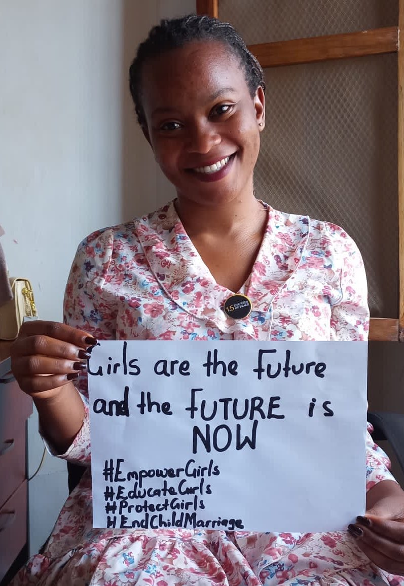 GIRLS ARE THE FUTURE.
INVEST IN THEM.
#ReturnMyFuture 
#EndChildMarriage 
#EducateGirls. 
#LetGirlsBeGirls