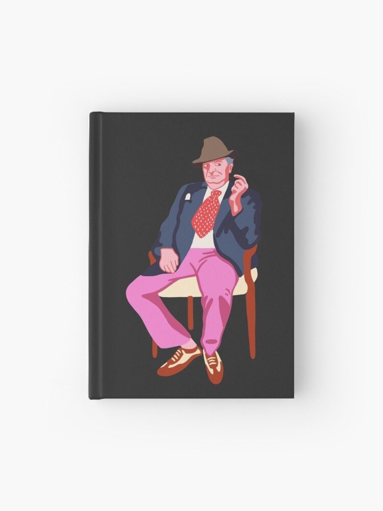 This Hockney painting encapsulates Humphries completely! A wonderful talent and a sad loss.