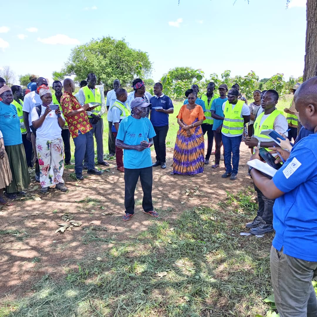 VEDCOUG's tweet photo. KOICA, UNDP  in partnership with VEDCO  and Obongi District Local Government during a Joint Monitoring Mission on Uganda Host and Refugee community empowerment project in Palorinya Settlement in Obongi District. https://t.co/u5P0BarUmO