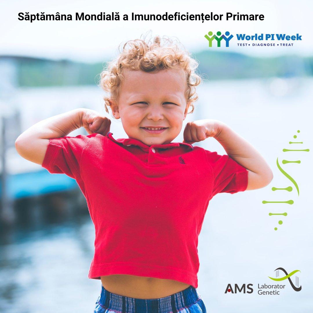 AMSGeneticLab's tweet image. Acționăm în vederea susținerii și conștientizării asupra imunodeficiențelor primare, astfel încât pacienții să aibă acces la diagnosticarea corectă și precoce.

#RaisingAwareness #PrimaryImmunodeficiency #GeneticLab #WGS #ADN #testaregenetica #genlab #genetictesting  #WorldPIWeek