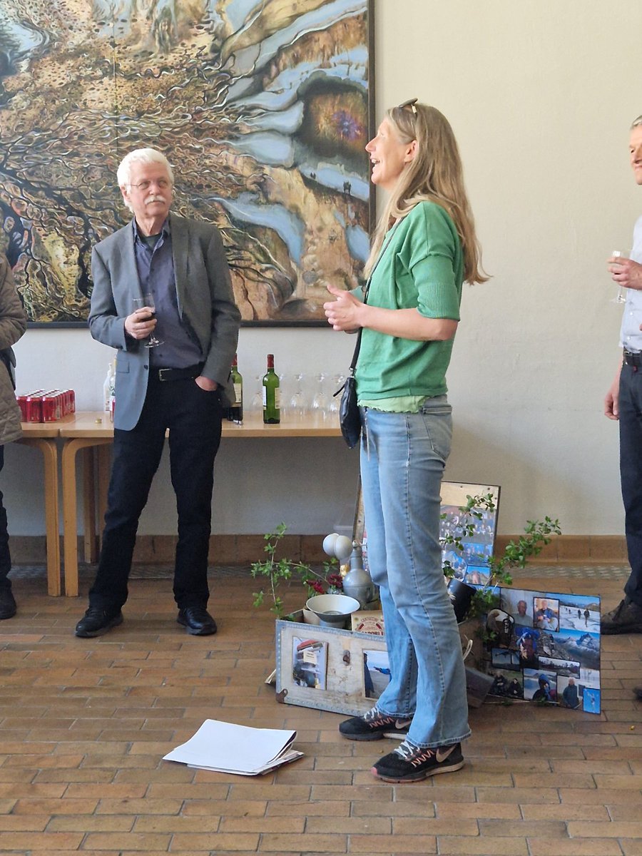 GEM_Arctic's tweet photo. Birger U. Hansen, one of the founders of #GeoBasis in #Zackenberg and in #Kobbefjord, is now retiring. After a presentation of his amazing 40 yrs in research and monitoring, we shared great anecdotes of Birger and GEM wishes him the best of luck in the future @ZERO74N @NuukNERO https://t.co/ZVzWgdNSOX