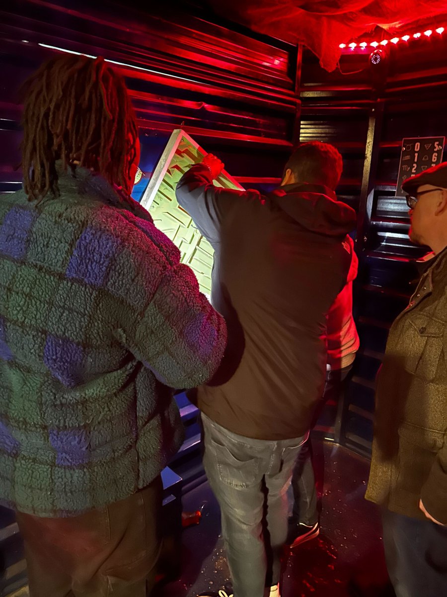 TheAIMGroupUK's tweet photo. Last Friday, we made our way down to Brentwood's Secret Nuclear Bunker to take part in a few of their escape rooms! 🚀⚠️

After completing a few challenges (and a fair amount of clues), we're pleased to announce that we all managed to escape in one piece! 👀🎉 https://t.co/iotikTqrwY