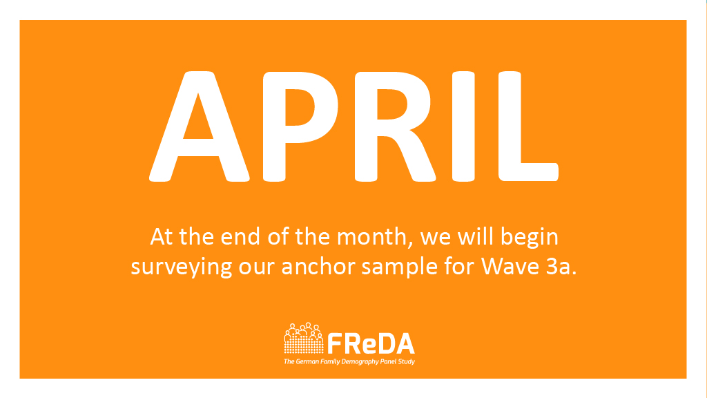 This week, we're heading back into the field. We'll start   sending out the questionnaire for Wave 3a. We can't believe that this is already the third year that we're surveying and collecting data for #FReDA! Fingers crossed we keep up the high response rate!