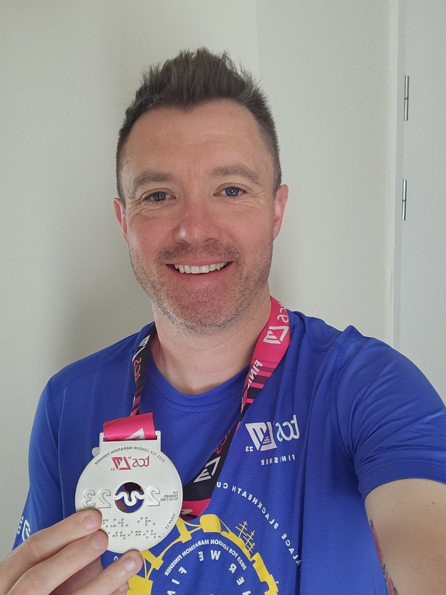 A very tired and aching #MedalMonday #londonmarathon2023