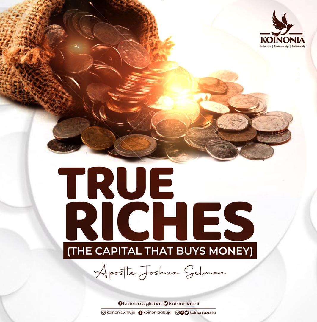 koinoniaeni's tweet photo. Dear Beloved, kindly click on the link below to download the audio message of “TRUE RICHES (THE CAPITAL THAT BUYS MONEY)” WITH APOSTLE JOSHUA SELMAN.

https://t.co/zdnJ4OxMyH

#ApostleJoshuaSelman
#TrueRiches
#JesusRevealedJesusGlorified
#ThisisKoinonia
#KoinoniaAbuja https://t.co/McU3WIld1S