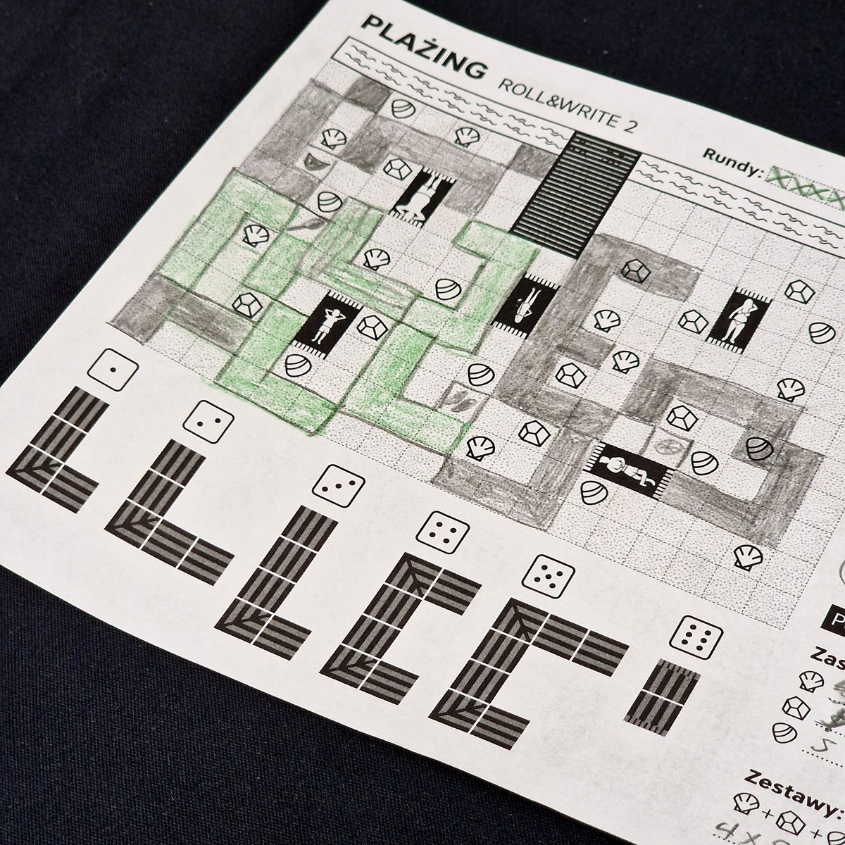 Boardgamerka's tweet image. 🌟🎲 Zapraszam na recenzję gry &quot;Plażing roll&amp;amp;write&quot; od @SmartFlamingo 😊
➡️ bit.ly/41FaDMw

#plażing #rollandwrite #smartflamingo #gryplanszowe #planszówki #grybezprądu #juegodemesas #jeuxdesociete #brettspiele #boardgames