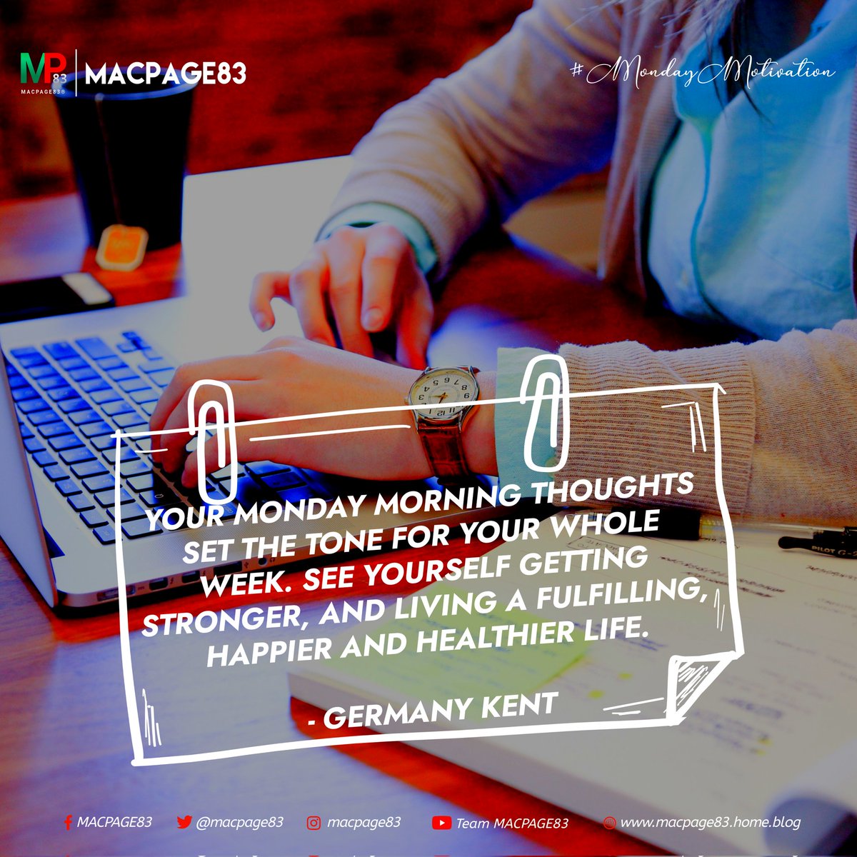 MacPage83's tweet photo. ✨ H A P P Y   N E W   W E E K ✨

#Macpage83 #heytheregetmotivated #Newweek #Monday #mondaymotivation #mondaymood  #life https://t.co/69wfbJRPfA