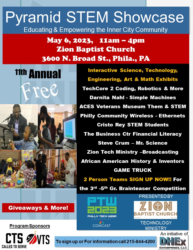 DHExterion's tweet image. Join Zion for Philly Tech Week #PTW23 #phillytechweek