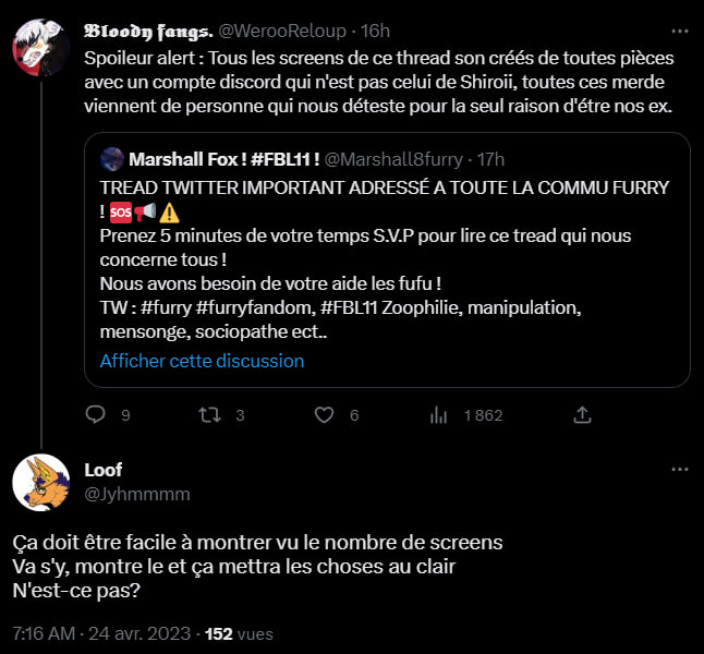 WdymAPurpose's tweet photo. @Jyhmmmm @Amauryeen "Ouai je m'en doutais de ouf ^^"

Au pire on dit que tu fermes ta gueule, on fait comme ça hein https://t.co/mEBZiWAnCp