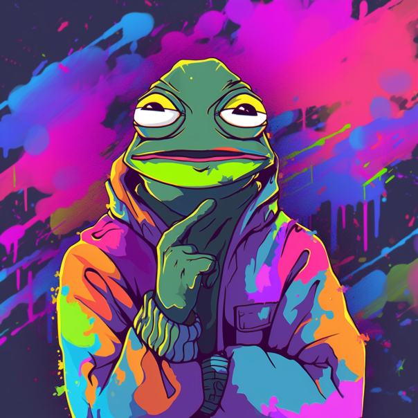 Something is coming...you will have to wait but its beautiful! First #SneakPeek of the day which goes out to <a href="/pepecoineth/">Pepe</a>. Enjoy! 
#muse #banksymuse2 #nftart #NFTComunity
