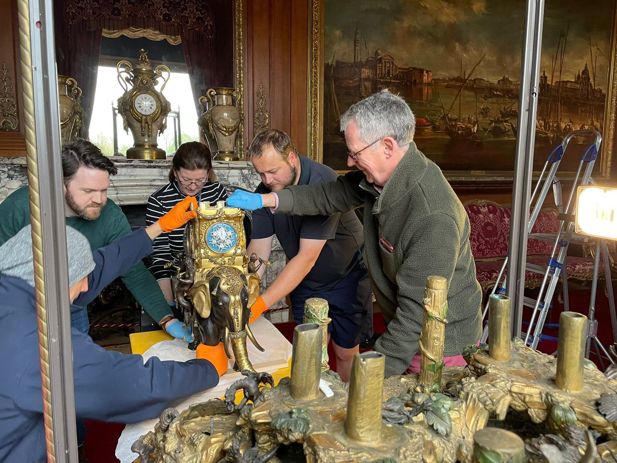 It’s started! It’s a long time since I’ve been out of my case - I’m going to enjoy this part at least! <a href="/WaddesdonManor/">Waddesdon</a> <a href="/JonathanBetts11/">Jonathan Betts</a>