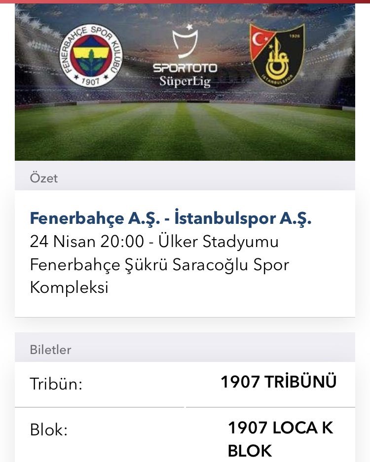 Elden teslimat vardır Kadiköy çevresi 
#Fenerbahçebilet #biletarıyorum #kombine #Migros #sportoto #passo #devir #biletdevret #biletlazım #Beşiktaşbilet #Fenerbahçe