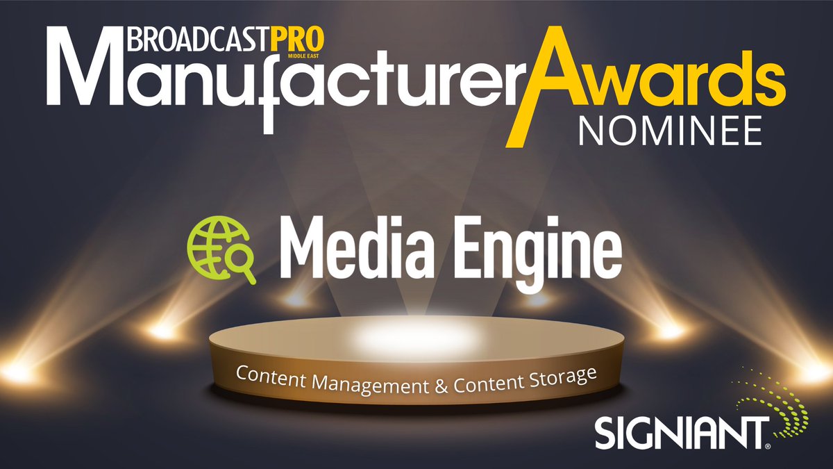 Signiant's tweet image. WOW! 🤩

Signiant Media Engine was nominated for not one but TWO @BroadcastProME Manufacturer Awards! 

Cast your votes for Media Engine in the #ContentManagement and #ContentStorage categories » ow.ly/W2Ls50NQnMJ