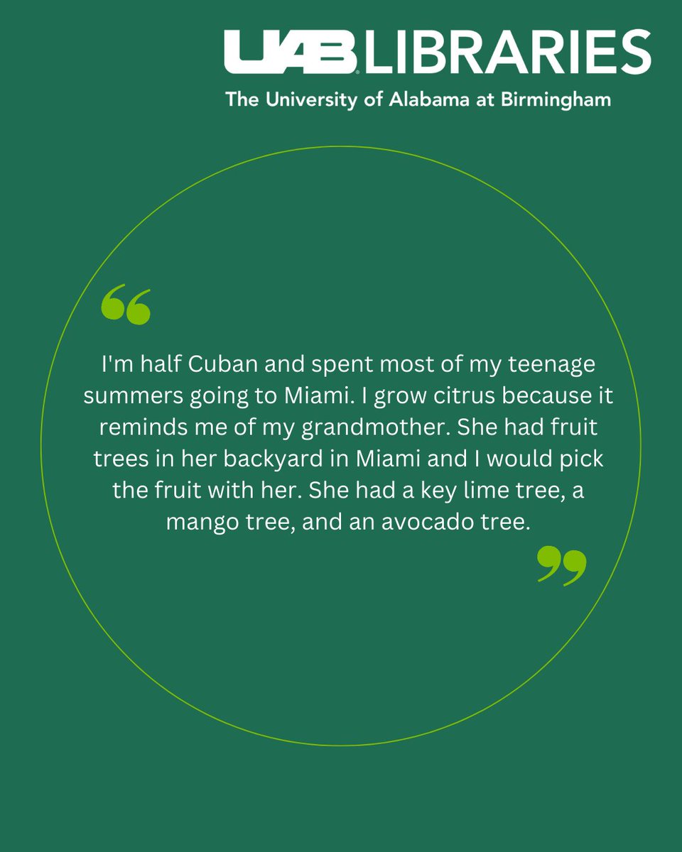 Delores has been at UAB Libraries for over 23 years! She is a UAB alumna and now runs Sterne’s reference department. She is also the faculty advisor for SALSA, the Spanish and Latino Student Association. 🇨🇺

#NationalLibraryWeek #NLW2023