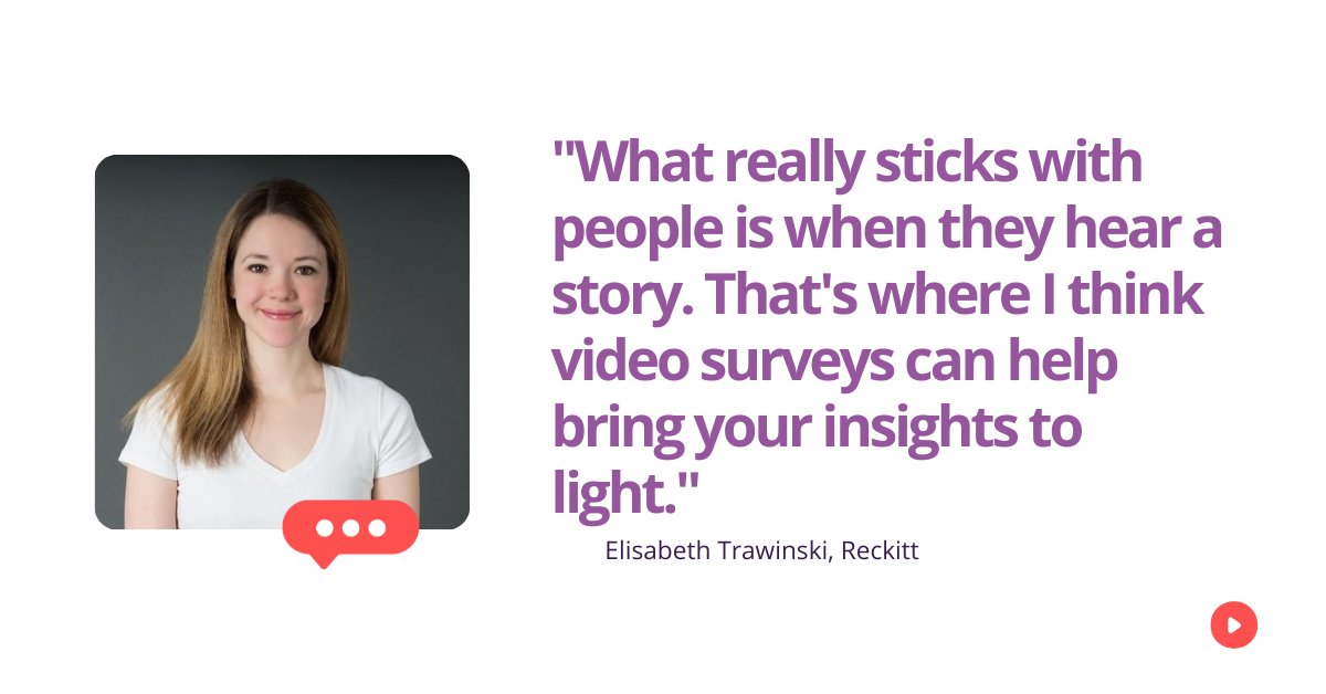 voxpopme's tweet image. Stories stick with people. That&apos;s why telling the best possible stories is important when sharing research results with leaders.

That&apos;s where video surveys can help.

But don&apos;t take my word for it...

#videoresearch #mrx #consumerinsights