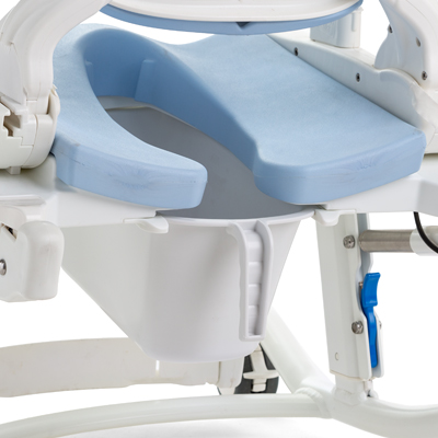 * <a href="/Rifton/">Rifton</a> HTS Update *

The updated Commode Pan with a gravity latch and extra depth ensures it will not spill, even when the chair is tilted.

The Pan facilitates off-toilet functionality and is made from durable plastic material with a pour spout, that makes clean-up simple.