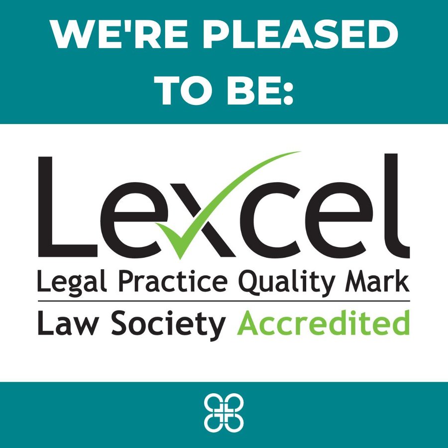 We are very pleased to have passed our recent Lexcel Audit with no issues or corrective action. The audit takes a lot of time and involvement from our manager and the whole team and we're proud to be accredited by the @TheLawSociety