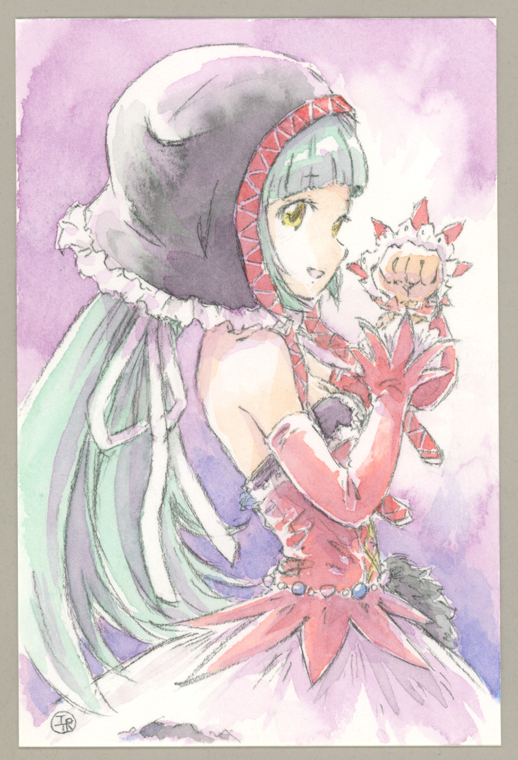 「唐突ですがピエレッタなミクさん過去絵 」|エポキシパテのイラスト