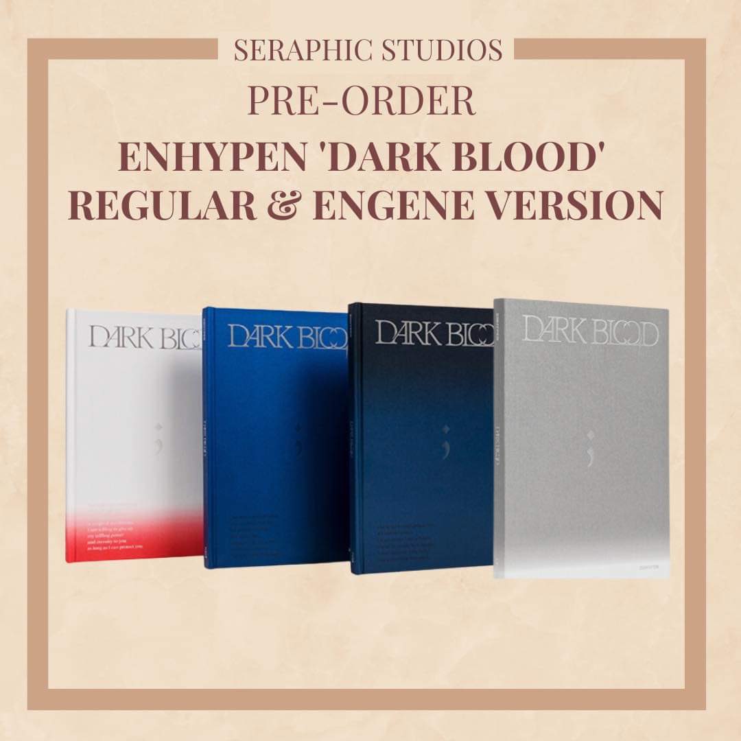Seraphic_Studio's tweet photo. wts | lfb phgo
-ˏˋ #SS_PHGOs ˊˎ-
༅ ENHYPEN 4th Mini Album “DARK BLOOD” with POB
WEVERSE
• Regular (Random) - ₱950
• Regular (SET) - ₱2,850
• Engene (Random) - ₱720
• Engene (SET) - ₱4,950
༅ Normal Eta
༅ DOP:
50% DP on May 20, 2023
Rembal on June 15, 2023 https://t.co/KSl93drubG