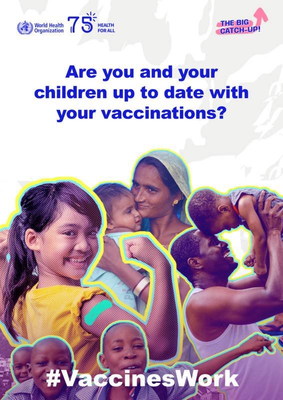 It's World Immunization Week!  Vaccines make the world a better, healthier and more prosperous place.