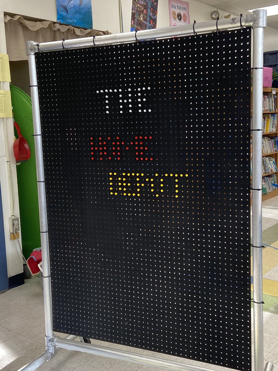 Thank you to Home Depot in Mt Laurel for their generous donation of petard and black paint to create our latest station in the library. The students are loving it! <a href="/becsjen/">Rebecca Jensen</a>