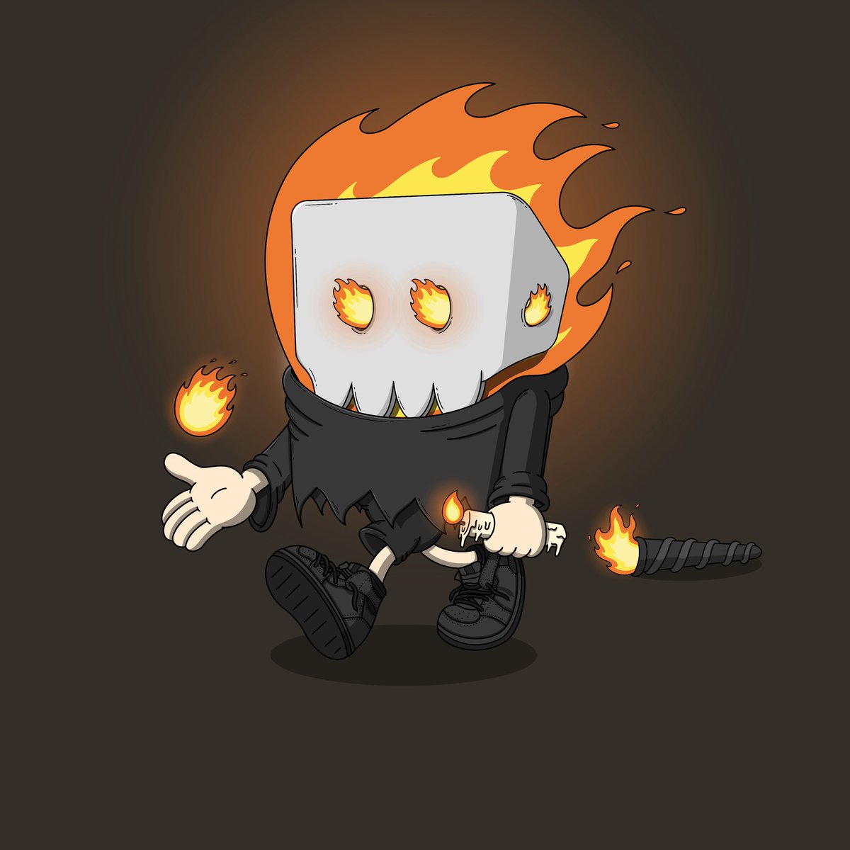 HiddenBoyzNFT's tweet photo. Hidden HotHead🔥💀

Another 1/1 unveiled for the Gen 2 legendaries. In honor of the work by @0xNetorious and the @HotHeadsNFT movement! 

A firey🔥 addition to the growing Gen 2 collection and a late entry to the @HotHeadsNFT contest👀 https://t.co/OXoL5jbpP9