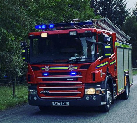 🚨Emergency call🚨 Crews were paged this morning around 8:30am to an automatic fire alarm that had activated at the new hostel building at the rewilding centre in Dundreggan. This was a false alarm with good intent