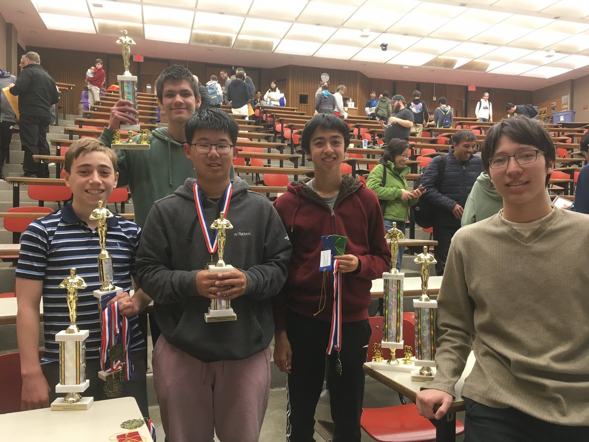 Rock Bridge Math Team took 1st Place in the State Mathleague Competition this weekend! Not only did they win 1st overall, they won 1st in the team event, 1st in the power question event, and had the first place relay team! Incredible! #REPROCKBRIDGE #RockBridgeRocks