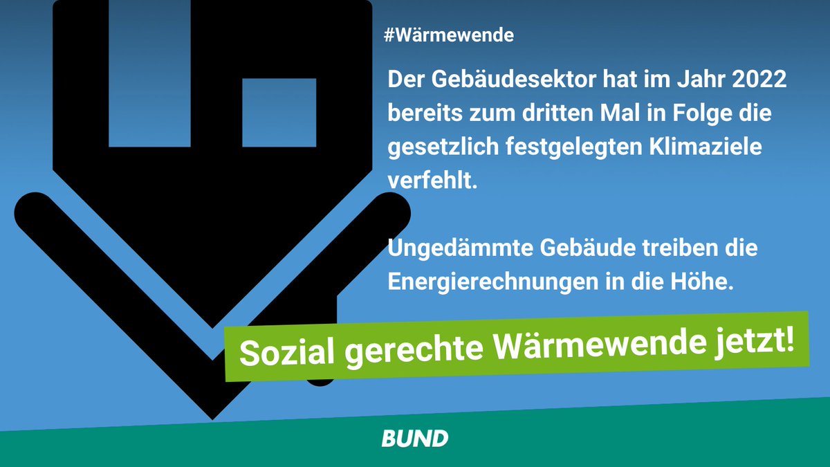 bund_net's tweet photo. Sozial gerechte #Wärmewende jetzt! Mit einem breiten Bündnis aus Umwelt-, Verbraucherschutz-, Wohlfahrts-, Industrieverbänden u. Gewerkschaften fordern wir eine sozialverträgliche Sanierungsoffensive! #Gebäudeallianz Mehr: https://t.co/0sjVSWcFN6 #Klimaschutz https://t.co/u34B0g7lnG