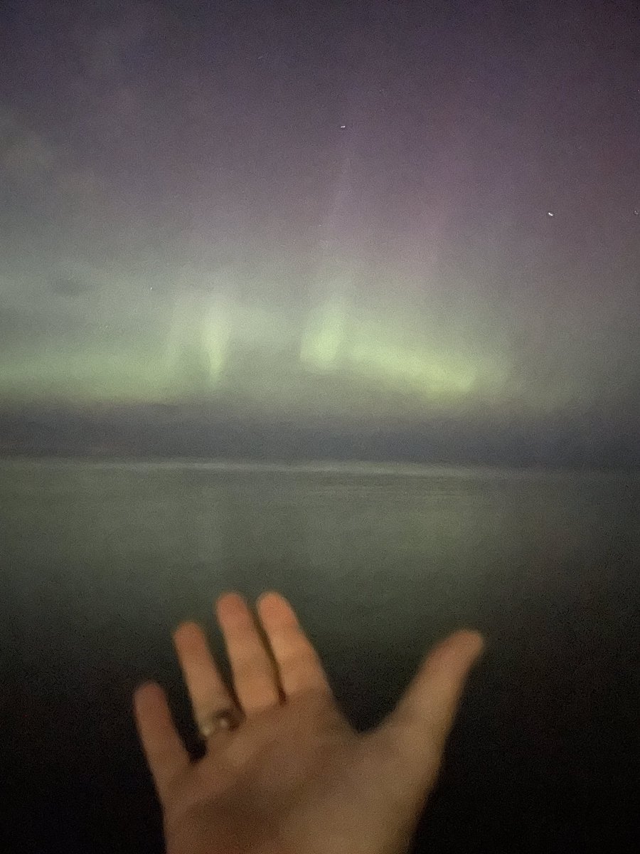 I saw the #aurora last night at #durandbeach in Rochester NY at 1am.  Remarkable!  It looked like a time lapse video of heat lightning sped up.
