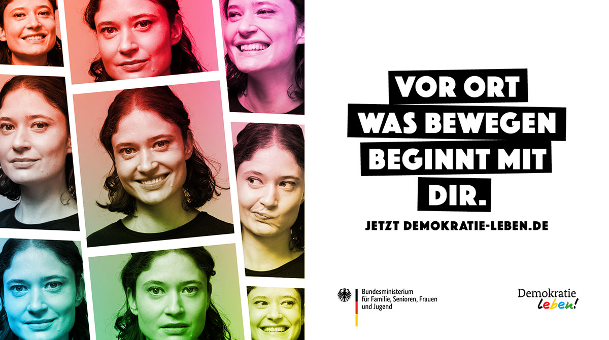 Stiftung_bfb's tweet photo. Seit gestern läuft der Aktionsmonat „Demokratie lebt vor Ort". Wir starten gleich um 16 Uhr mit unserer Auftaktveranstaltung unseres Projekts „Actionbounds für Demokratie“.
➡️ Anmeldung: https://t.co/N7lmxYjo9H
#DemokratieLeben #EsBeginntMitDir https://t.co/lNRXScYeP3