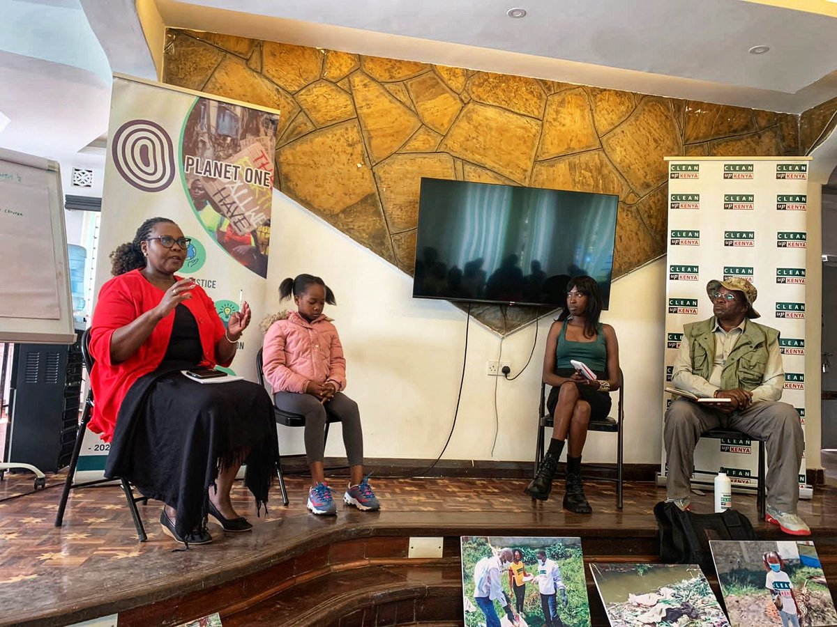 Last Monday we hosted <a href="/CLEANUPKENYADAY/">Clean Up Kenya</a> for their town hall meeting + second hand clothing traders &amp; a representative from <a href="/NemaKenya/">NEMA Kenya</a> to talk about the state of textile waste in Kenya. 

We screened their documentary "Trashion", followed by a panel discussion.

#FashionRevolution