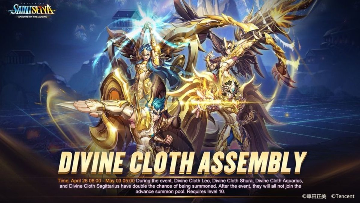 caxstreamer's tweet photo. Banner temático del servidor global
#saintseiya
#saintseiyakotz
#聖闘士ライコス
#聖闘士星矢ライジングコス
#SAINTSEIYAAWAKENING https://t.co/sj0zdWOSdC