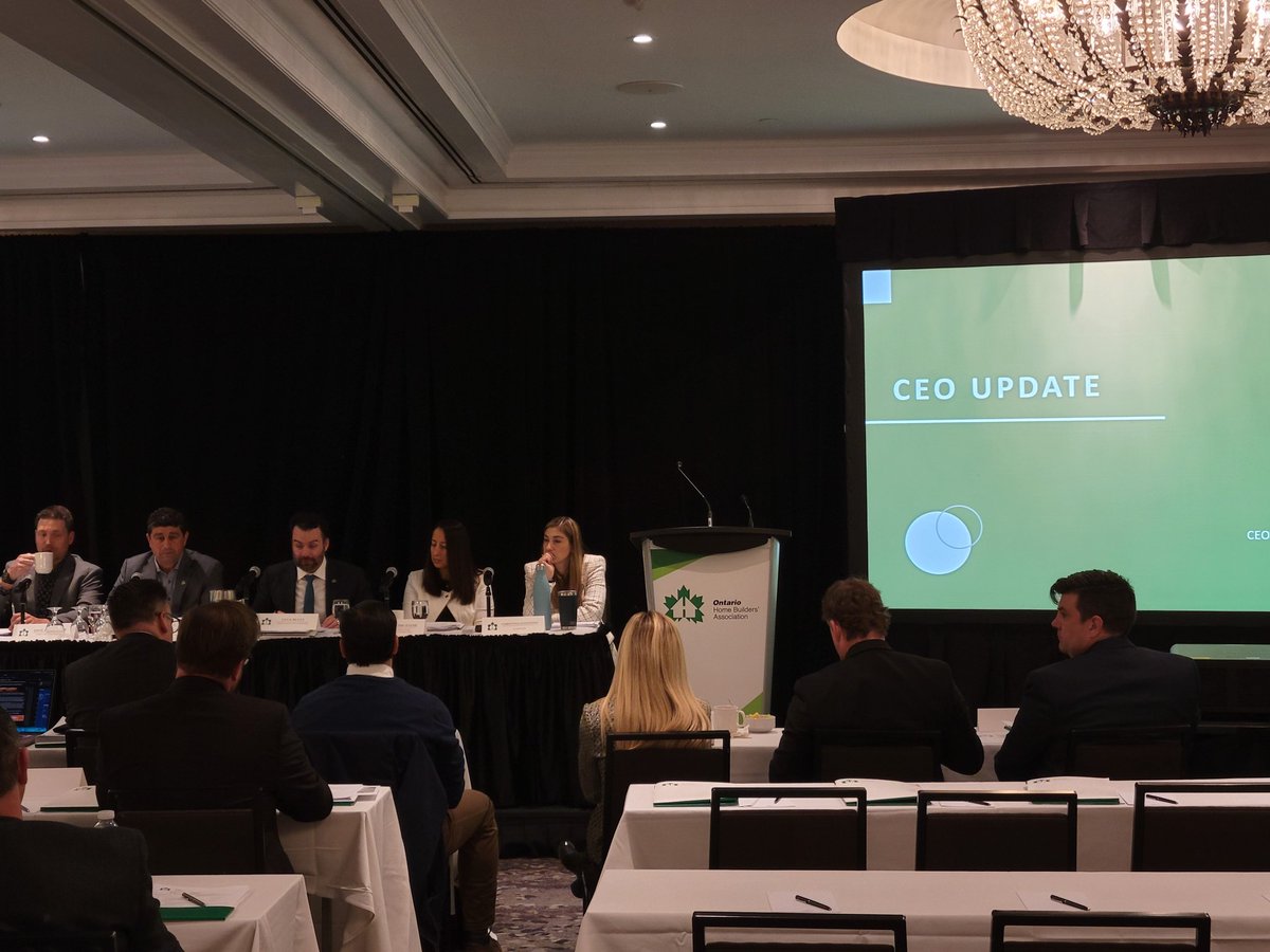 OntarioHBA's tweet photo. We start OHBA Leadership Day with our Board of Directors Meeting, led by President Louie Zagordo and CEO Luca Bucci.

Working together to serve our industry with One Voice. https://t.co/6fZu7VtDFO