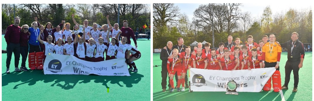 Congratulations to @LoretoHC and @banbridgeHC on their great wins in the #EYHL Champions Trophy Finals in Banbridge yesterday. On behalf of @EY_Ireland I'd like to thank all the players, coaches & supporters for their participation and sportsmanship throughout this year's league.