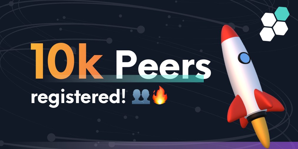 PeerMeHQ's tweet photo. 🚀 PeerMe has just registered its 10,000 connected user!👥🔥
👉 for this major milestone, we have prepared a huge update: #PeerMe v2🌱
– which will go live in a matter of a few days👀
the DAOfication of #MultiversX continuous✅ https://t.co/aCahJ4ZxHx