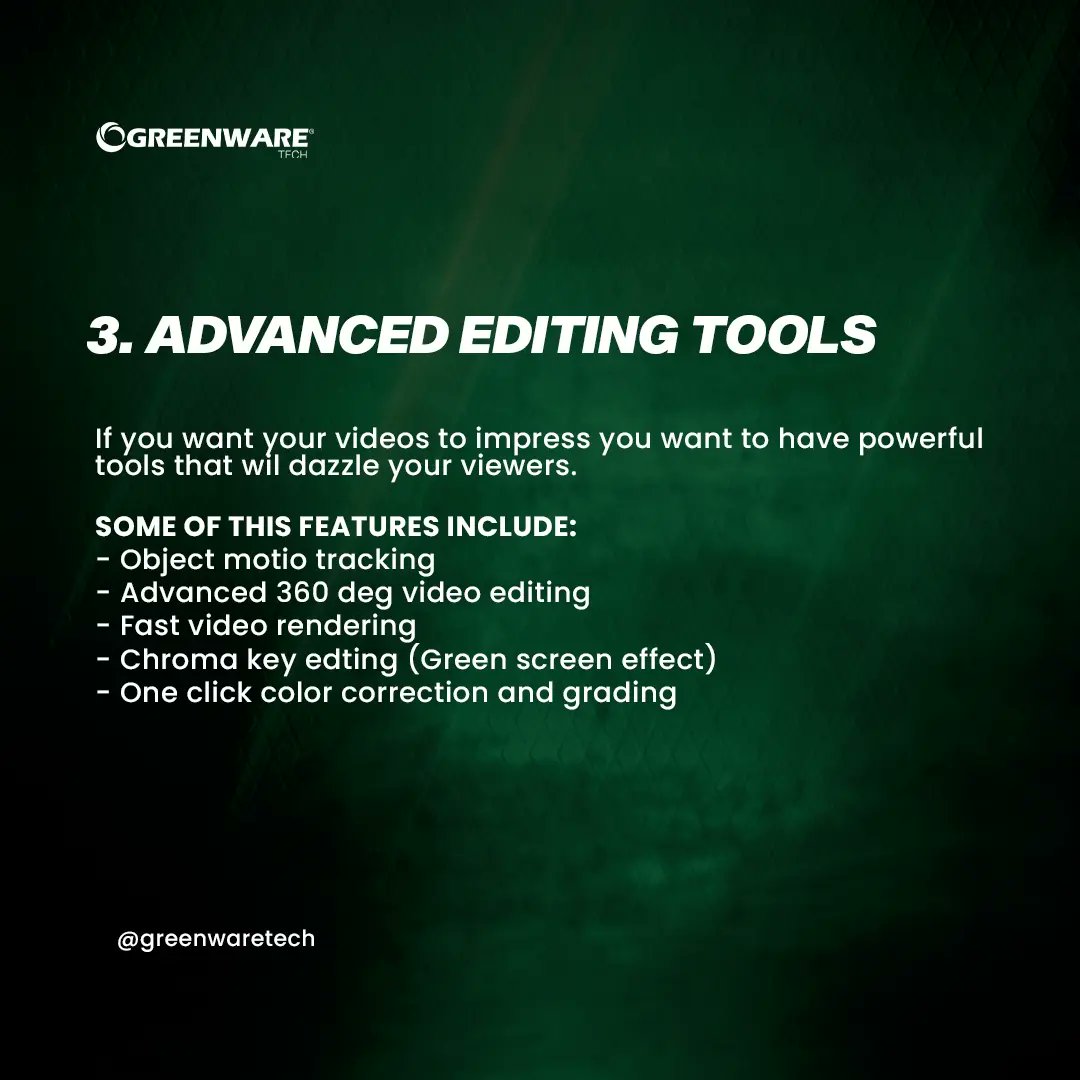 GreenWareTech's tweet photo. Are you a video editor and you are struggling with choosing the right software for video editing?
Check out this video editing software
Do you want to learn more about video editing?
Send us a DM now to register for our video editing training
#videoeditor #greenwaretech https://t.co/I1n3WVl2Bf