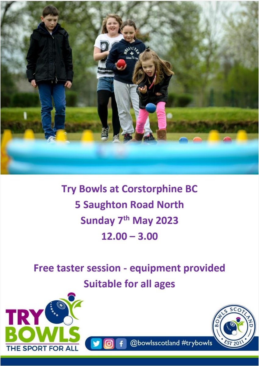CorstorphineBC's tweet photo. #TryBowls at #Corstorphine on Sunday .@WhatOnEdinburgh https://t.co/DXD30QHSSk