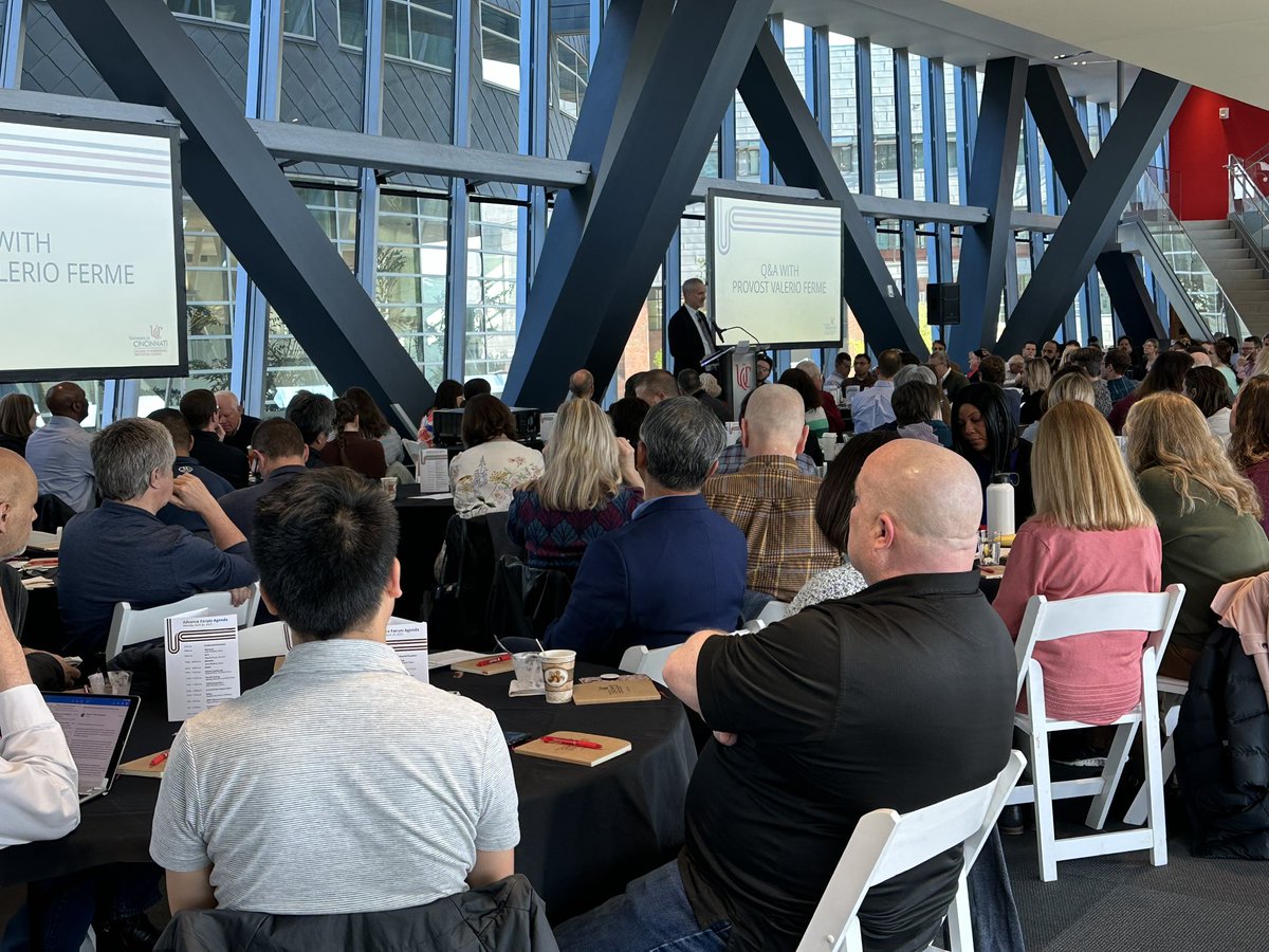 UC Provost (@ucprovost) on Twitter photo Good conversation with <a href="/UC_CEAS/">U of Cincinnati Engineering and Applied Science</a> faculty and staff this morning about the future of academia and how we can all work together to ensure UC students succeed. Good conversation with <a href="/UC_CEAS/">U of Cincinnati Engineering and Applied Science</a> faculty and staff this morning about the future of academia and how we can all work together to ensure UC students succeed.