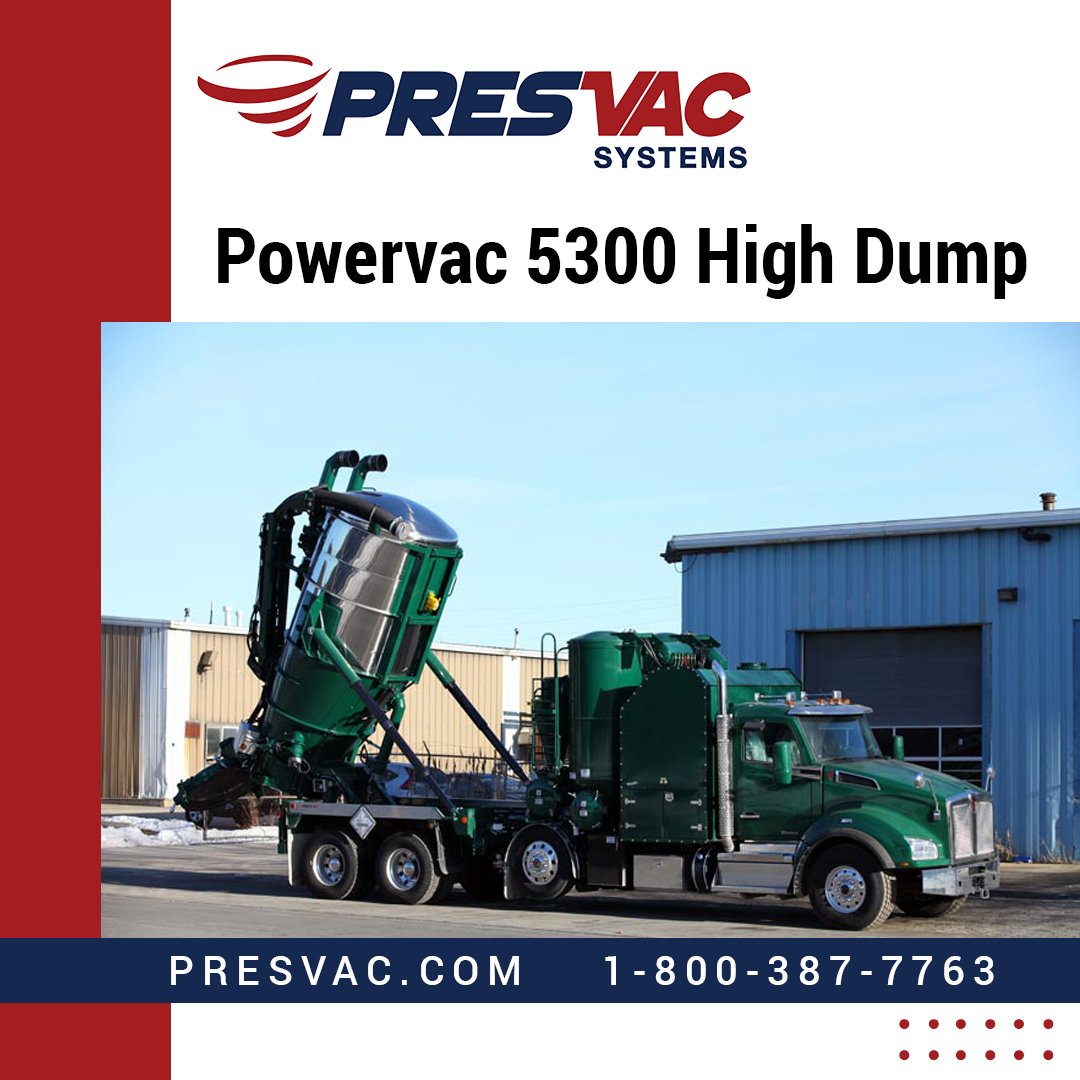 Presvac's tweet photo. Product Spotlight: Aquablast took delivery of their Powervac 5300 High Dump.
#PresvacNews #ProductSpotlight #Powrevac #HighDump #HazardousLiquidWaste #Hydrovac #Daylighting Check out all the specs on this unit at:
https://t.co/Nwus7vgmCQ https://t.co/PActVmEGa2