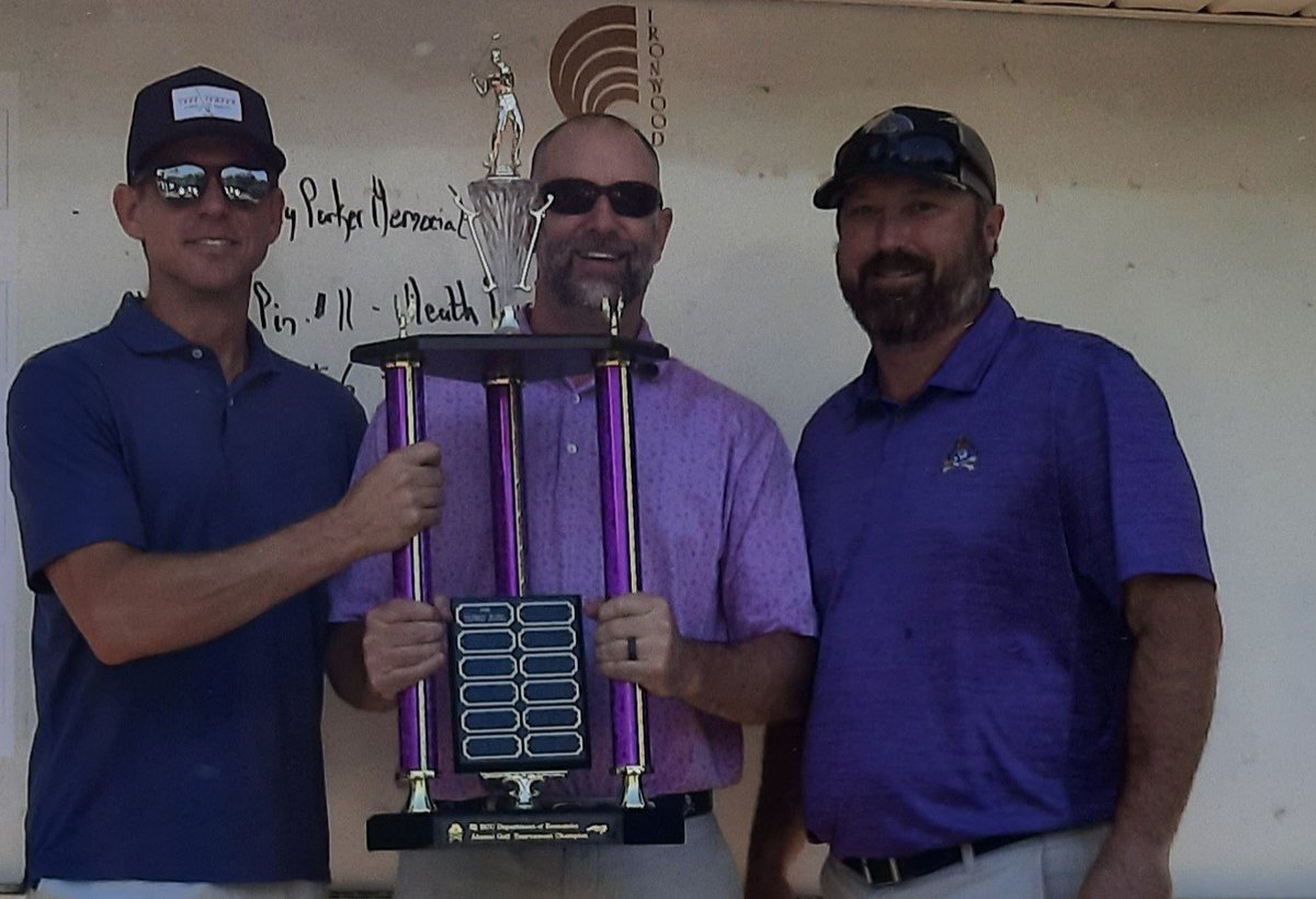 Congratulations to our 2023 Randy Parker Memorial Golf Tournament winners! (Brian Fields, Carder Frutiger, Watkins Barker, Stephen Pugh)